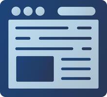 Browser Icon Design vector