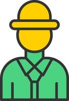diseño de icono de trabajador vector