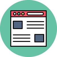 Website Icon Design vector