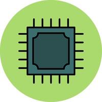 Cpu Icon Design vector