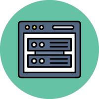 Database Icon Design vector