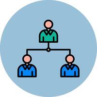 Hierarchy Icon Design vector