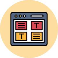 Web Design Icon Design vector