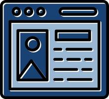 Content Icon Design vector