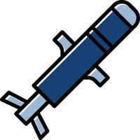 Missile Icon Design vector
