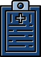 Medical History Icon Design vector