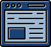 Browser Icon Design vector
