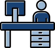 Work Space Icon Design vector