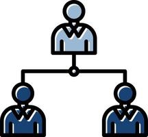 Hierarchy Icon Design vector