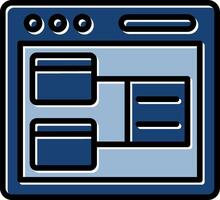 Web Development Icon Design vector