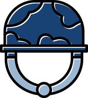 Helmet Icon Design vector