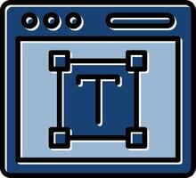 Font Design Icon Design vector