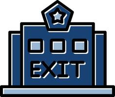 Exit Icon Design vector