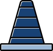 Traffic Cone Icon Design vector