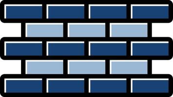 Brick Wall Icon Design vector