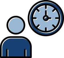 Working Hours Icon Design vector