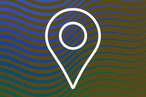 Location pin icon Location Creative Icon Design Location Background For Personal And Commercial Use. Pro vector