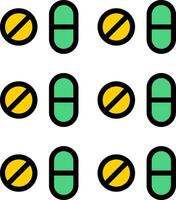 Pills Icon Design vector