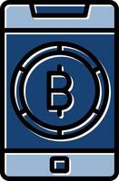 Bitcoin Icon Design vector