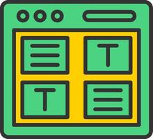 Web Design Icon Design vector