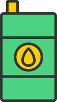 Oil Tank Icon Design vector