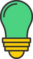 Light Bulb Icon Design vector