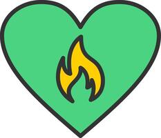 Fire Icon Design vector