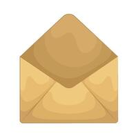 Illustration of open mail vector