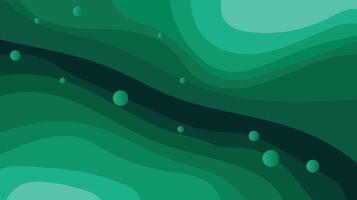Green Simple Abstract Background - Minimalist and Modern Design Illustration vector