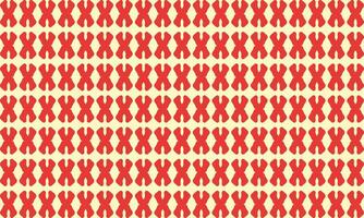 Bold Red X Shapes and Yellow Crescents Pattern on White Background. Modern Geometric Design for Autumn vector