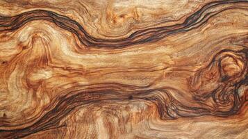 Close-up of rustic wood grain showcasing natural pattern. Wooden texture wood grain and knots photo
