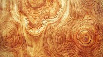Close-up of rustic wood grain showcasing natural pattern. Wooden texture wood grain and knots photo