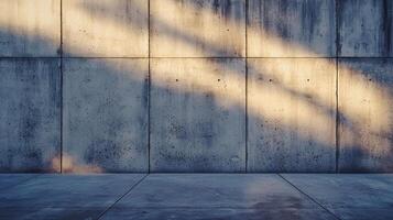 Textured concrete wall in urban environment. close up view of a grey concrete wall photo