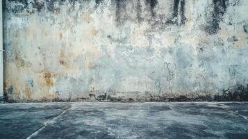 Textured concrete wall in urban environment. close up view of a grey concrete wall photo