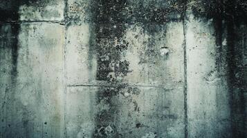 Textured concrete wall in urban environment. close up view of a grey concrete wall photo