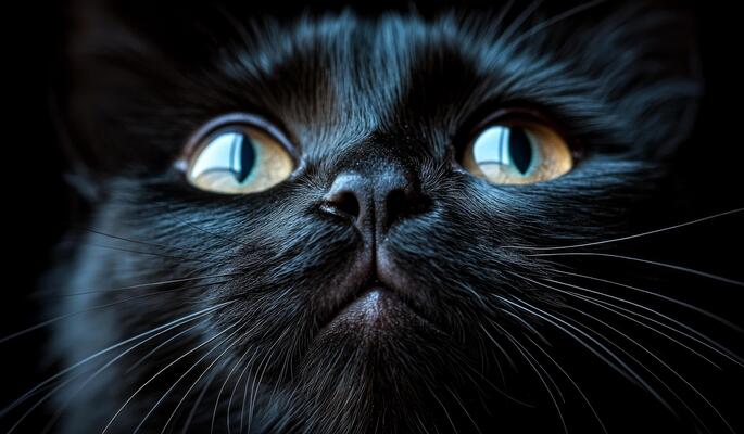 Black cat wallpaper discount