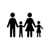 Detailed Family Icon Illustration for Graphic Design Projects vector