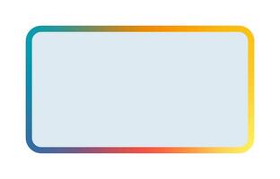 Futuristic element illustration. Colorful lower third overlay. vector
