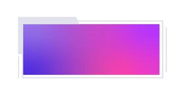Futuristic element illustration. Colorful lower third overlay. vector