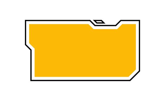 Futuristic element illustration. Colorful lower third overlay.