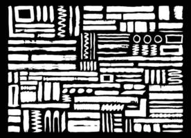 Paint brush strokes element set. Abstract grunge painting graphic element. Suitable for overlay or label template. vector