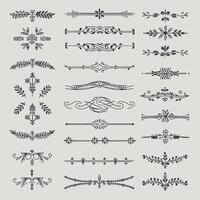 Set of vintage decorative elements, decorative elements, decorative elements, decorative elements, decorative elements, decorative vector