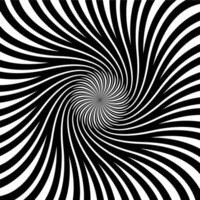 Psychedelic hypnosis swirl hypnotic spiral pattern vector