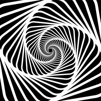 Psychedelic hypnotic spiral pattern hypnosis swirl