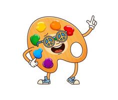 School education color palette groovy character vector