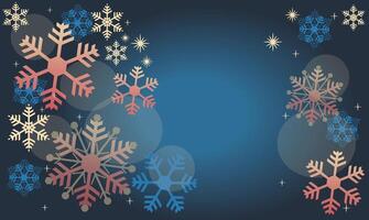 Snowflake Abstract Background vector
