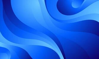 blue dynamic wave pattern abstract background vector