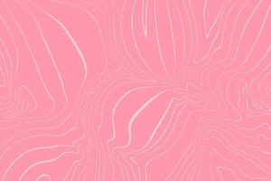 Abstract pink background with white liquid lines. Groovy waves with psychedelic trippy y2k retro vibes. vector