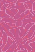 Psychedelic trippy background with groovy vibes in pink tones. Simple liquid design. vector