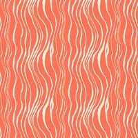 Pattern with abstract salmon texture in pink orange tones. Stylized fillet background. Design for seafood packaging and menu design. vector